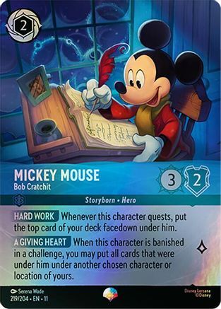 219/204·EN·11 Mickey Mouse - Bob Cratchit (Epic)