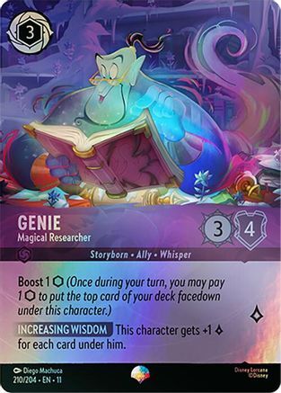 210/204·EN·11 Genie - Magical Researcher (Epic)