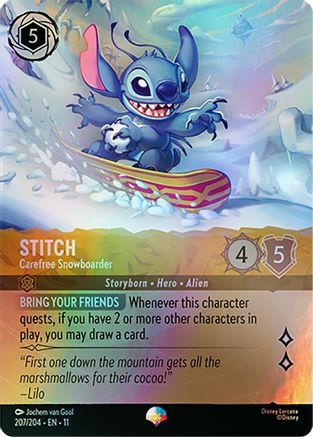 207/204·EN·11 Stitch - Carefree Snowboarder (Epic)