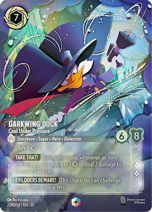 239/204·EN·11 Darkwing Duck - Cool Under Pressure (Enchanted)
