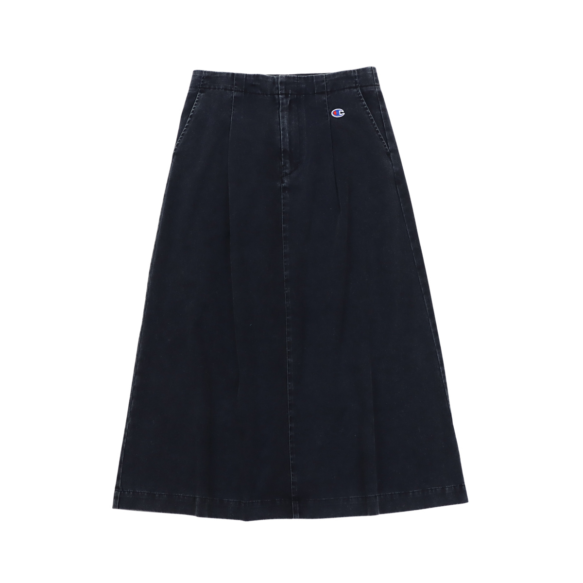 女款-CASUAL 棉質長裙-深藍色（CW-D203-386）