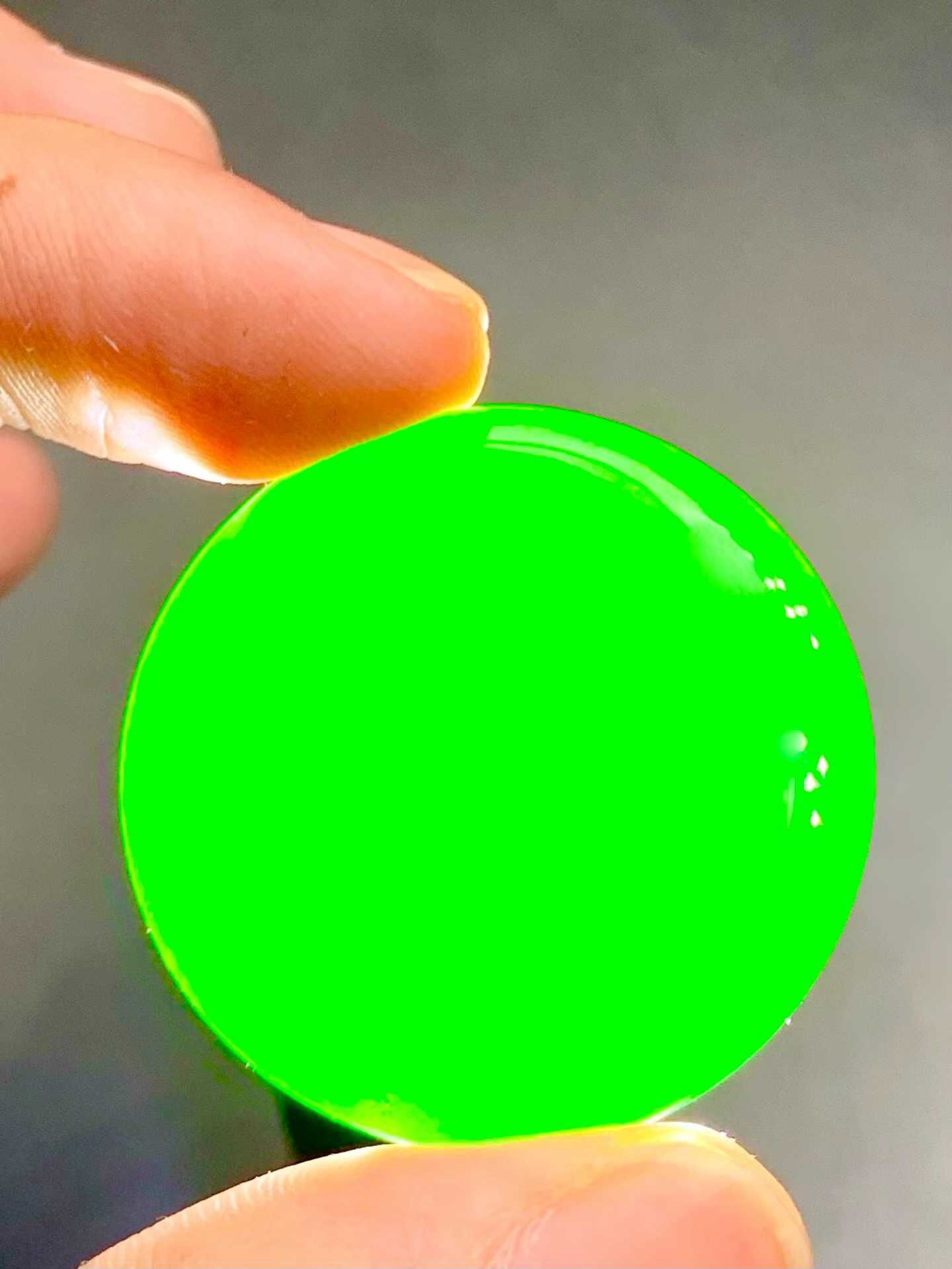 翡翠墨翠平安圓牌,天然翡翠A玉, 緬甸玉, Jade, Jadeite
