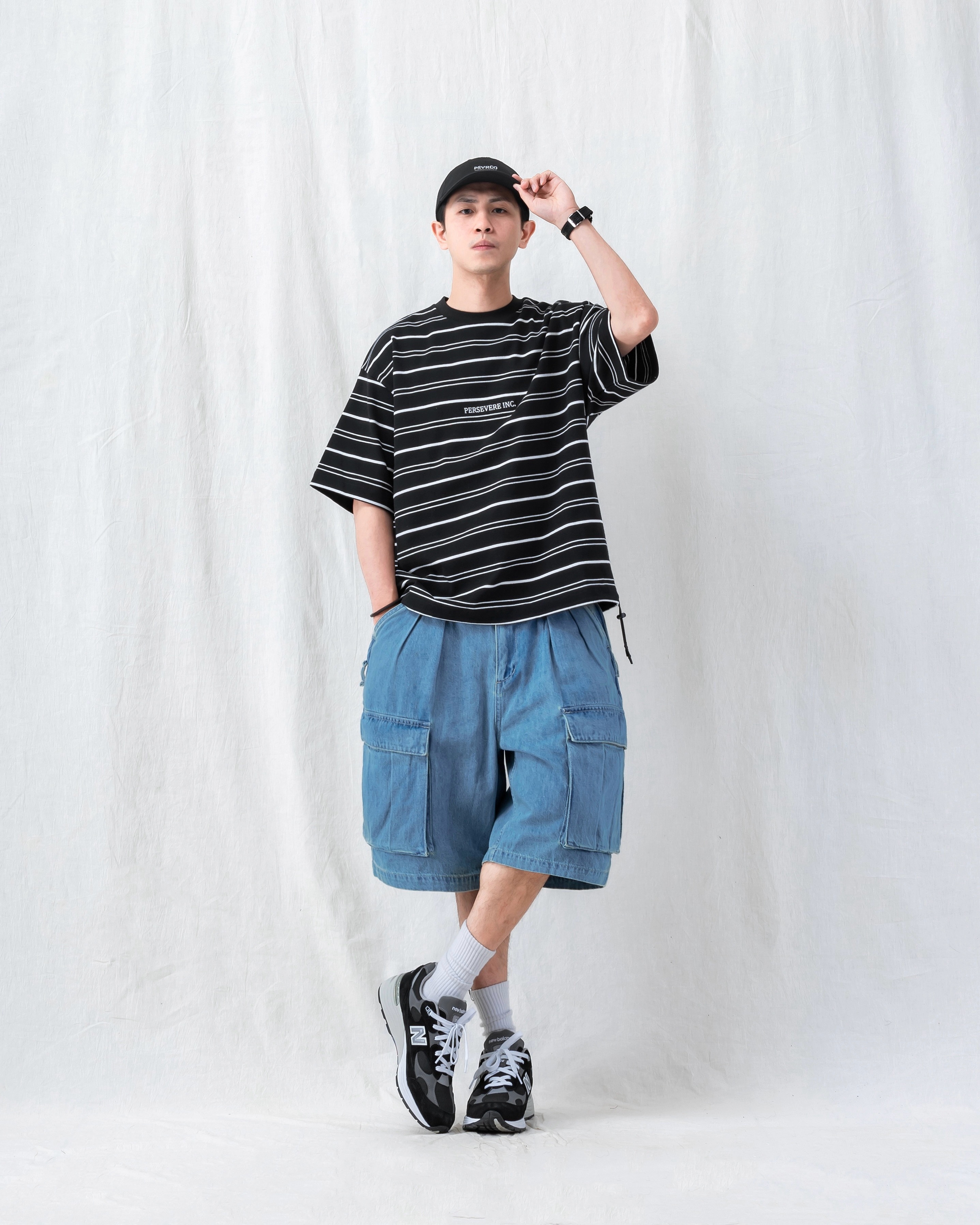Persevere Boxy Cropped T-Shirt 寬短 短袖 四色