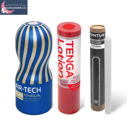 TENGA AIR-TECH Premium Immersion · Complete Care Set