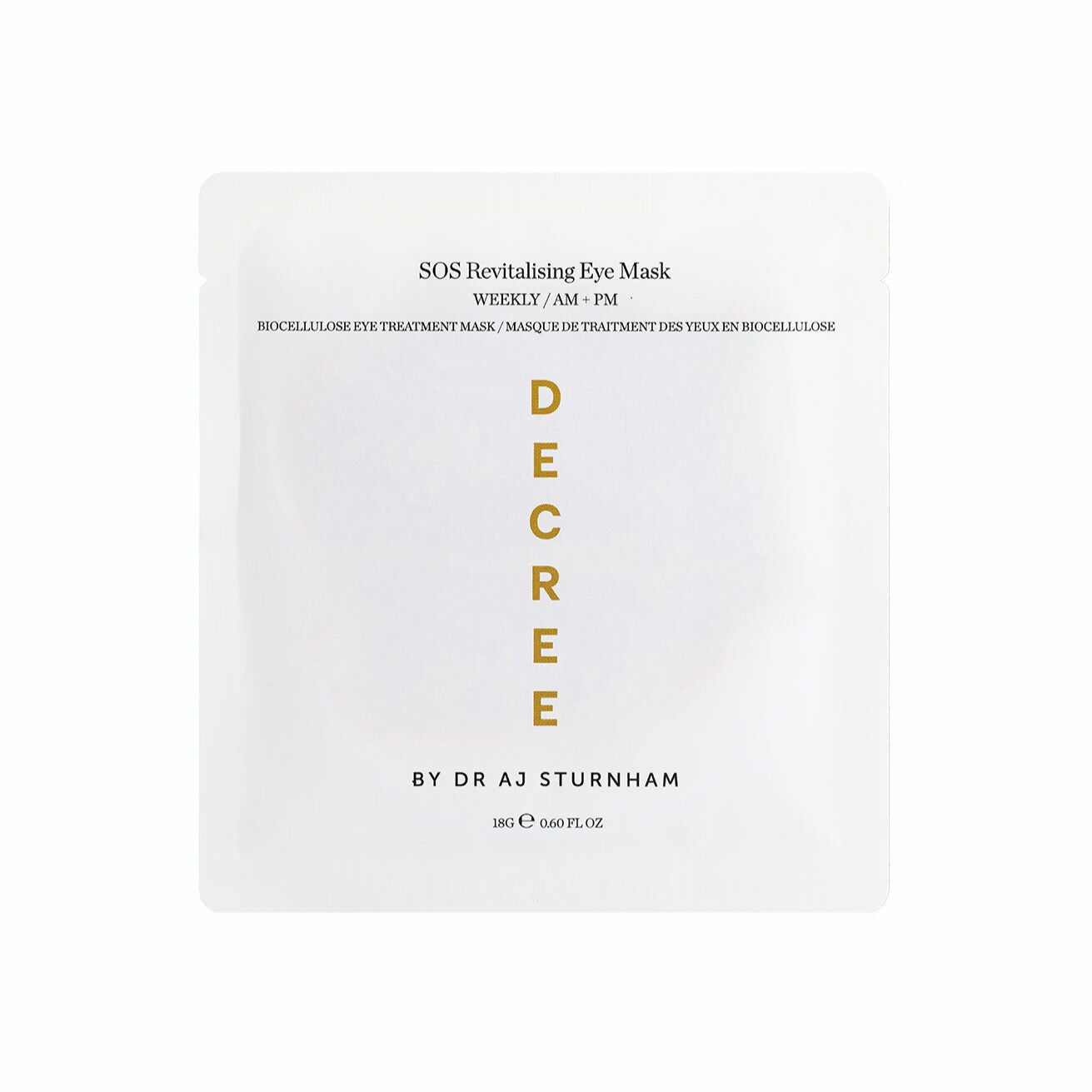 Decree SOS Revitalising 眼膜 菸鹼醯胺 保濕修護 胜肽複合物 舒緩泛紅