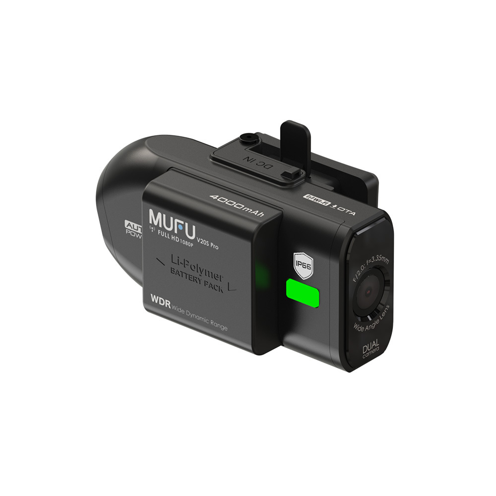 MUFU 雙鏡頭機車行車記錄器 V20S Pro 二頭機｜贈64GB記憶卡
