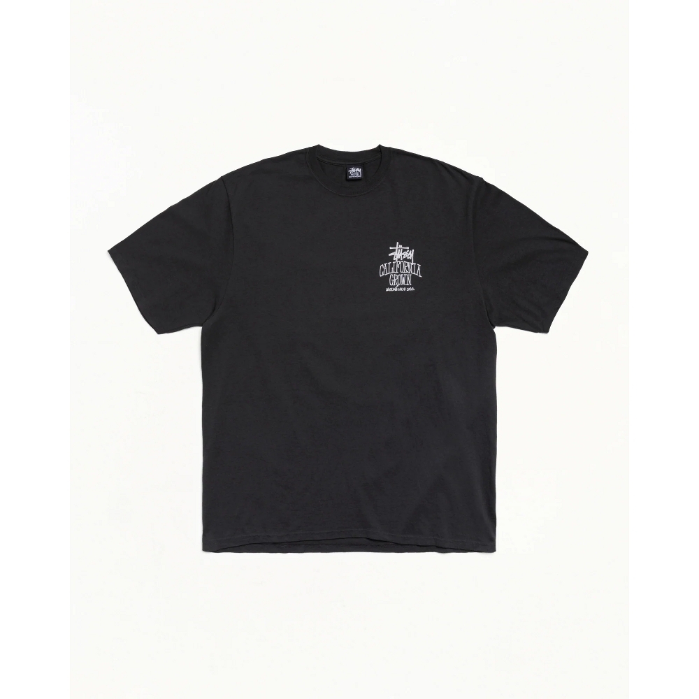 Stussy CALI GROWN TEE PIGMENT DYED 短T 黑灰 米白 藍色
