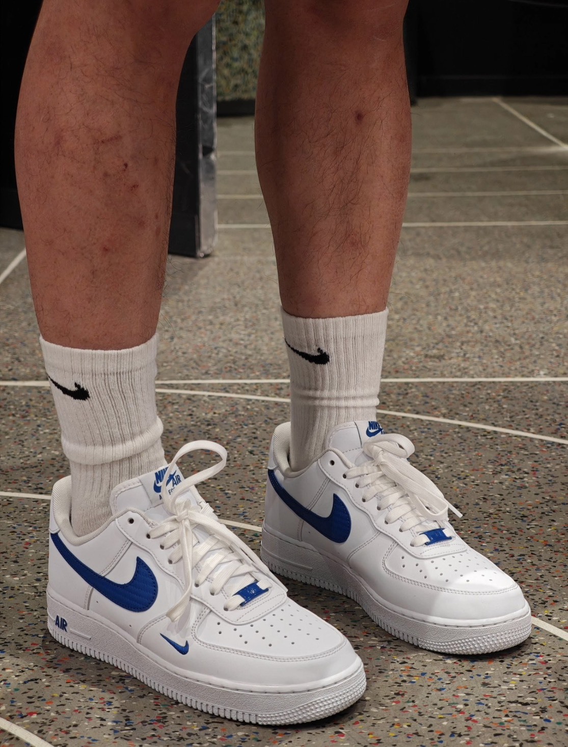 Nike Air Force 1 Royal  AF1皇家藍 深藍 雙勾 小勾  IV5732100