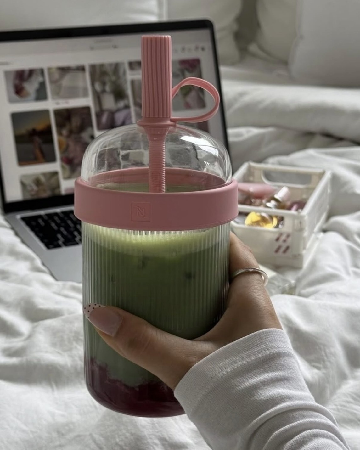 Nespresso Iced Tumbler 雀巢 吸管 冷飲杯 水瓶 隨行杯 540ml 四色