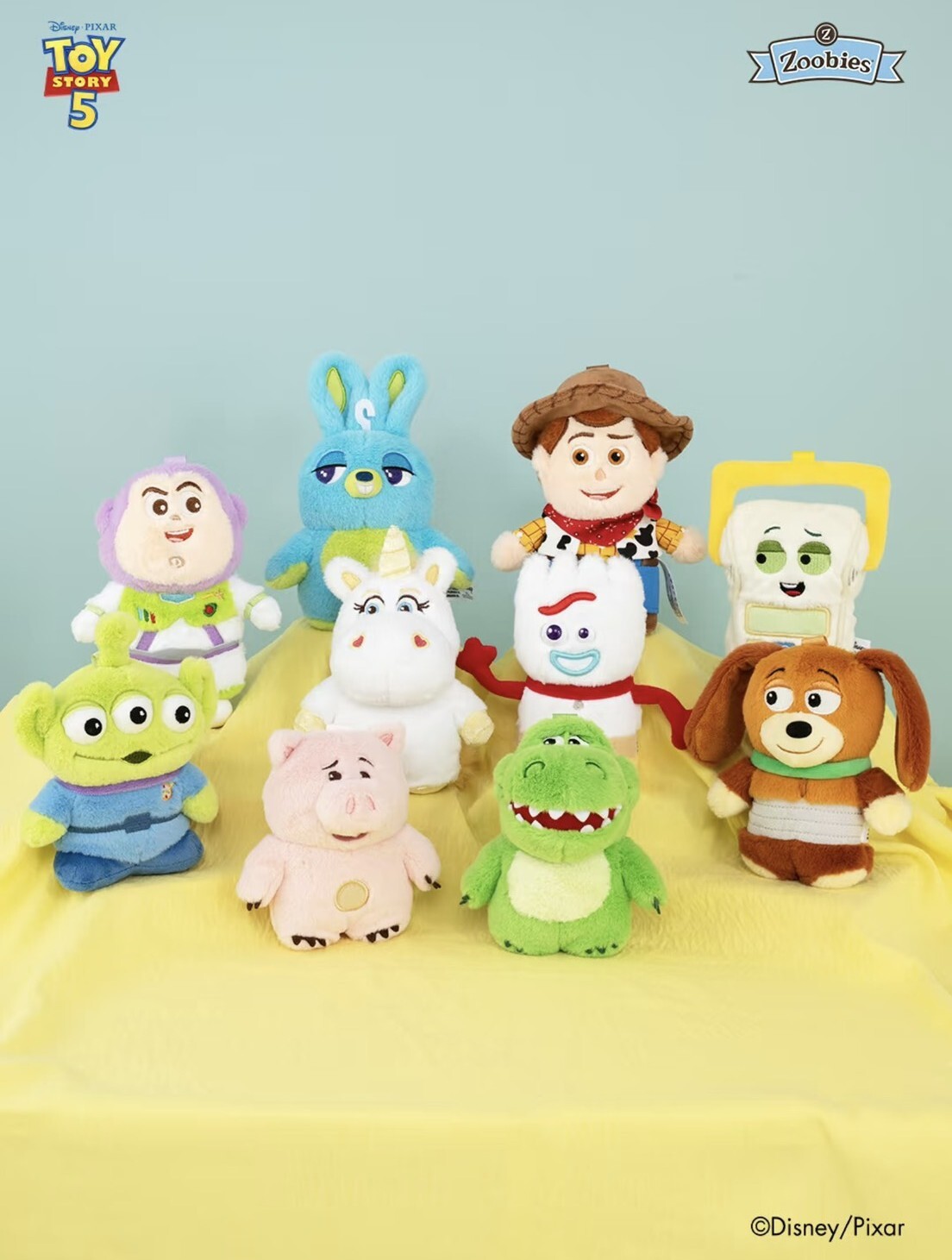 【預購】Zoobies x Disney  玩具總動員 toy story 毛絨 玩偶 吊飾 小包 耳機包 收納包