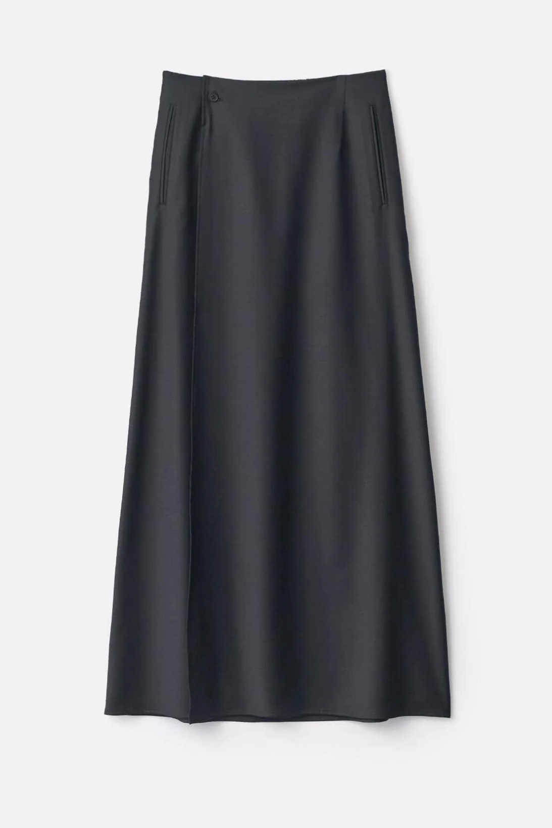 ssstein WOOL SILK WRAP SKIRT
