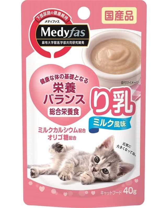 日本Medifas 幼貓濕糧牛奶味 40g