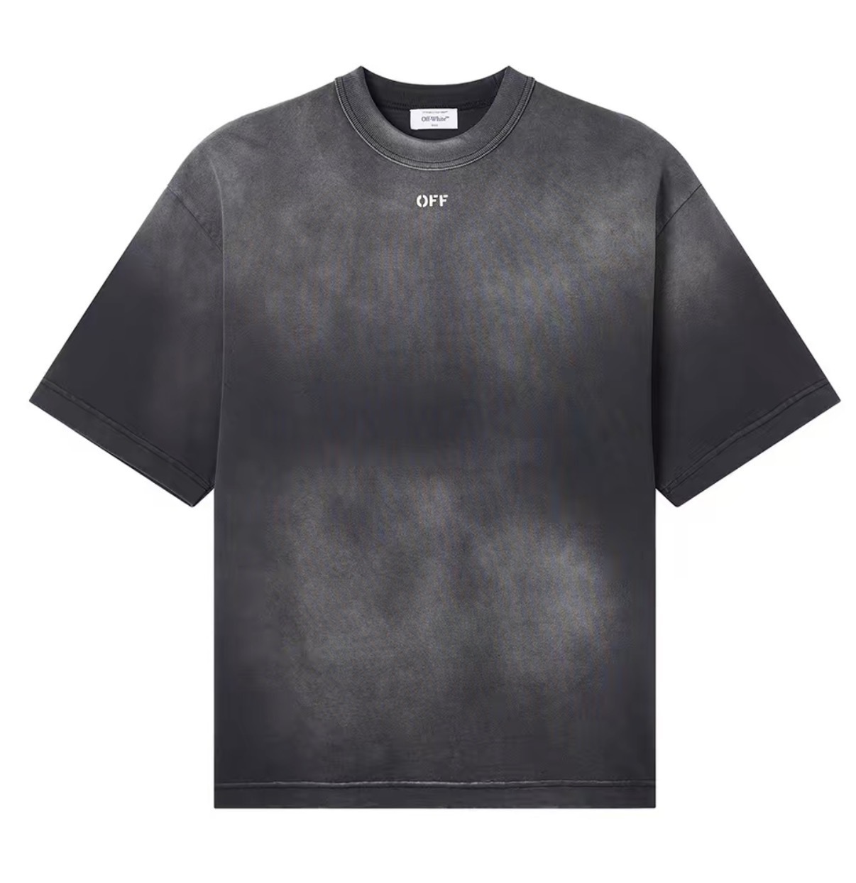 Off white 洗水 logo 短 tee t-shirt