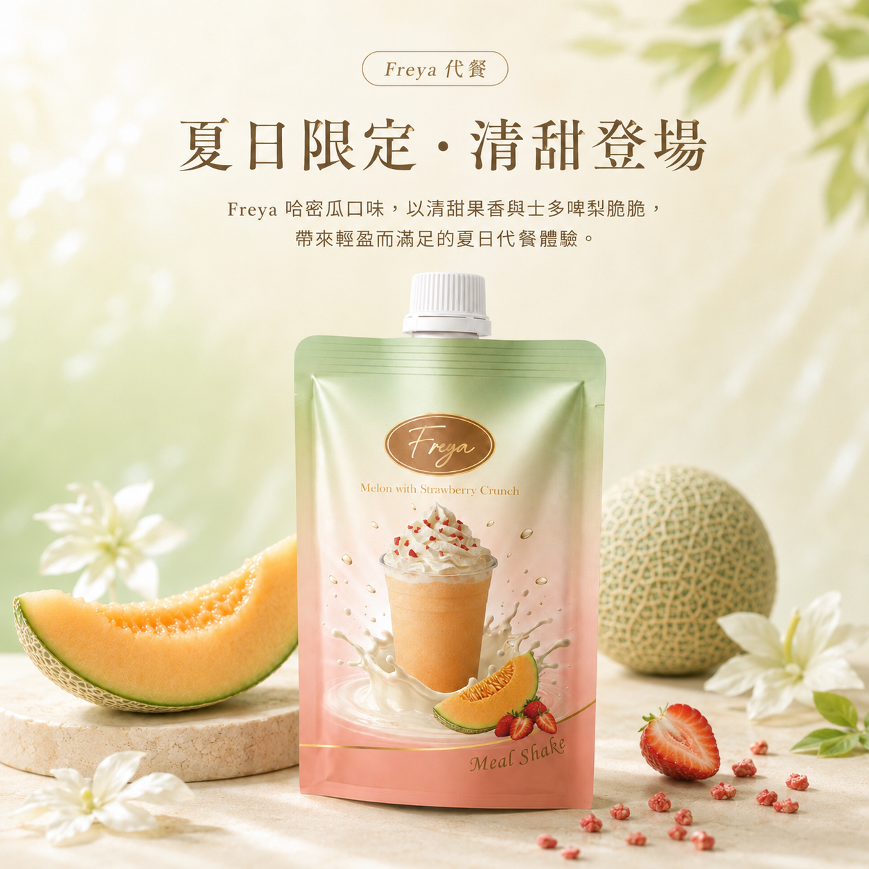 Freya 哈密瓜味低卡代餐 單包裝