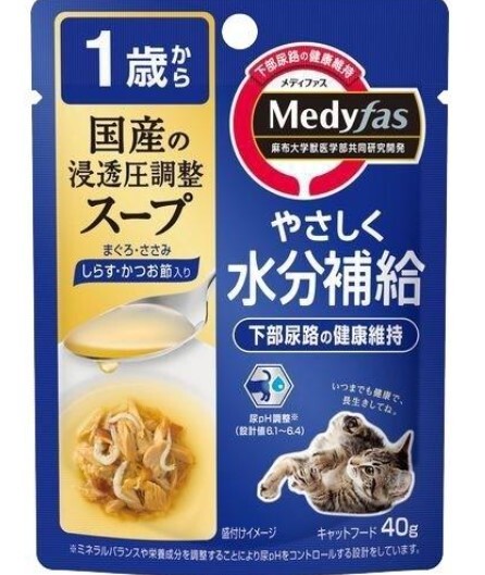 日本Medyfas 濕糧 水份補給金槍魚、雞肉 40g