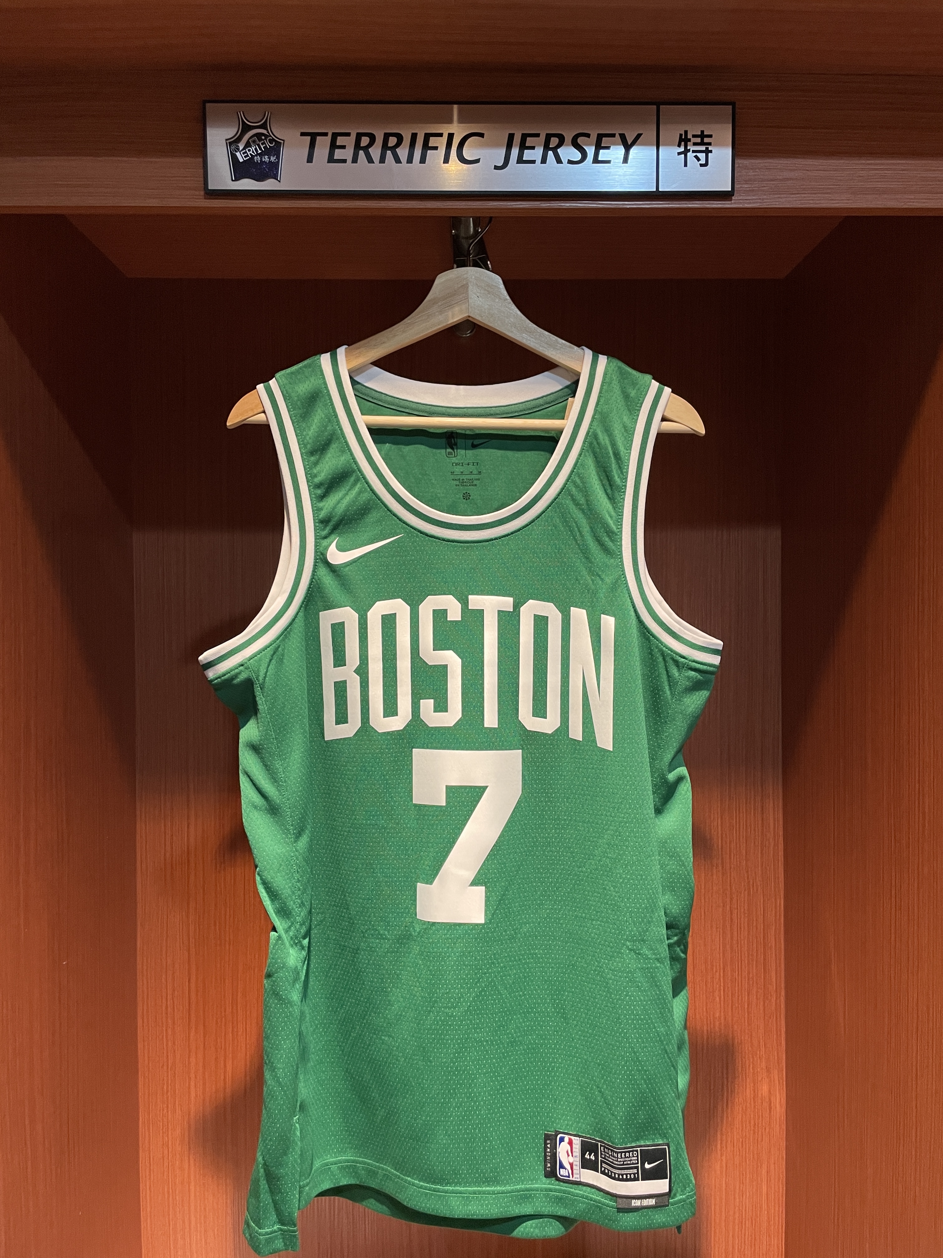 NBA球衣 Jaylen Brown 波士頓賽爾提克綠 Icon Nike Swingman 球迷版 熱轉印 全新