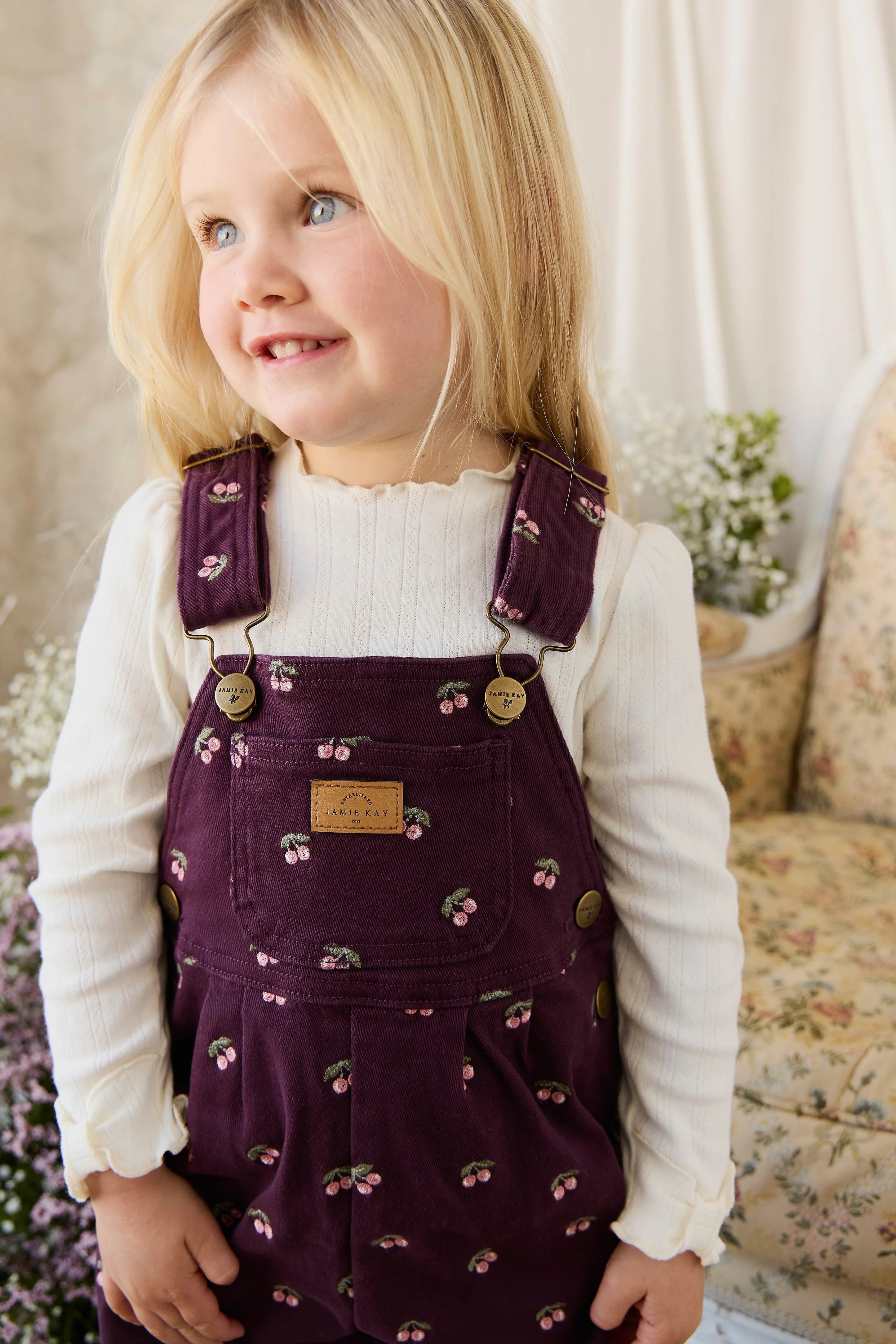【預購】JAMIE KAY -Organic Cotton Pointelle Eliane Top（Parchment）