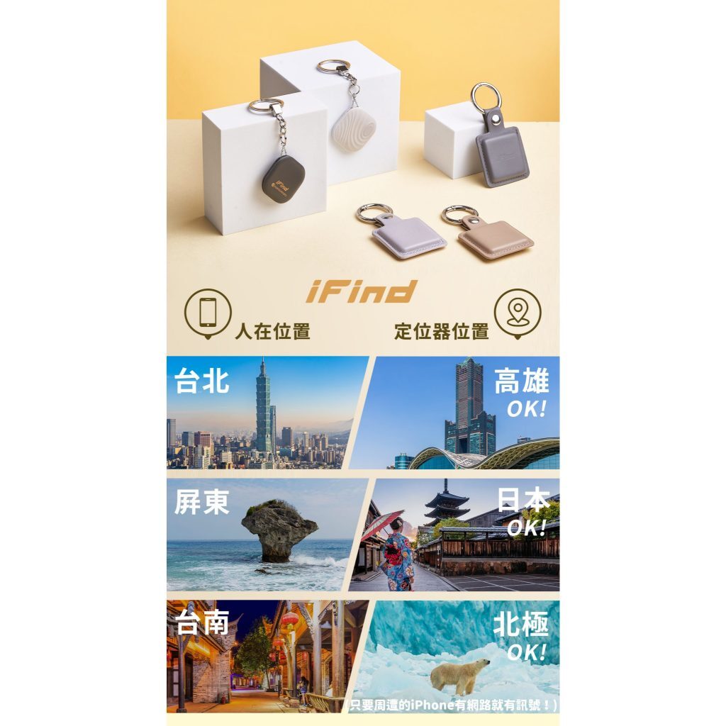 【樂森藥局】蘋果專用 iFind 全球定位器 / 三麗鷗聯名