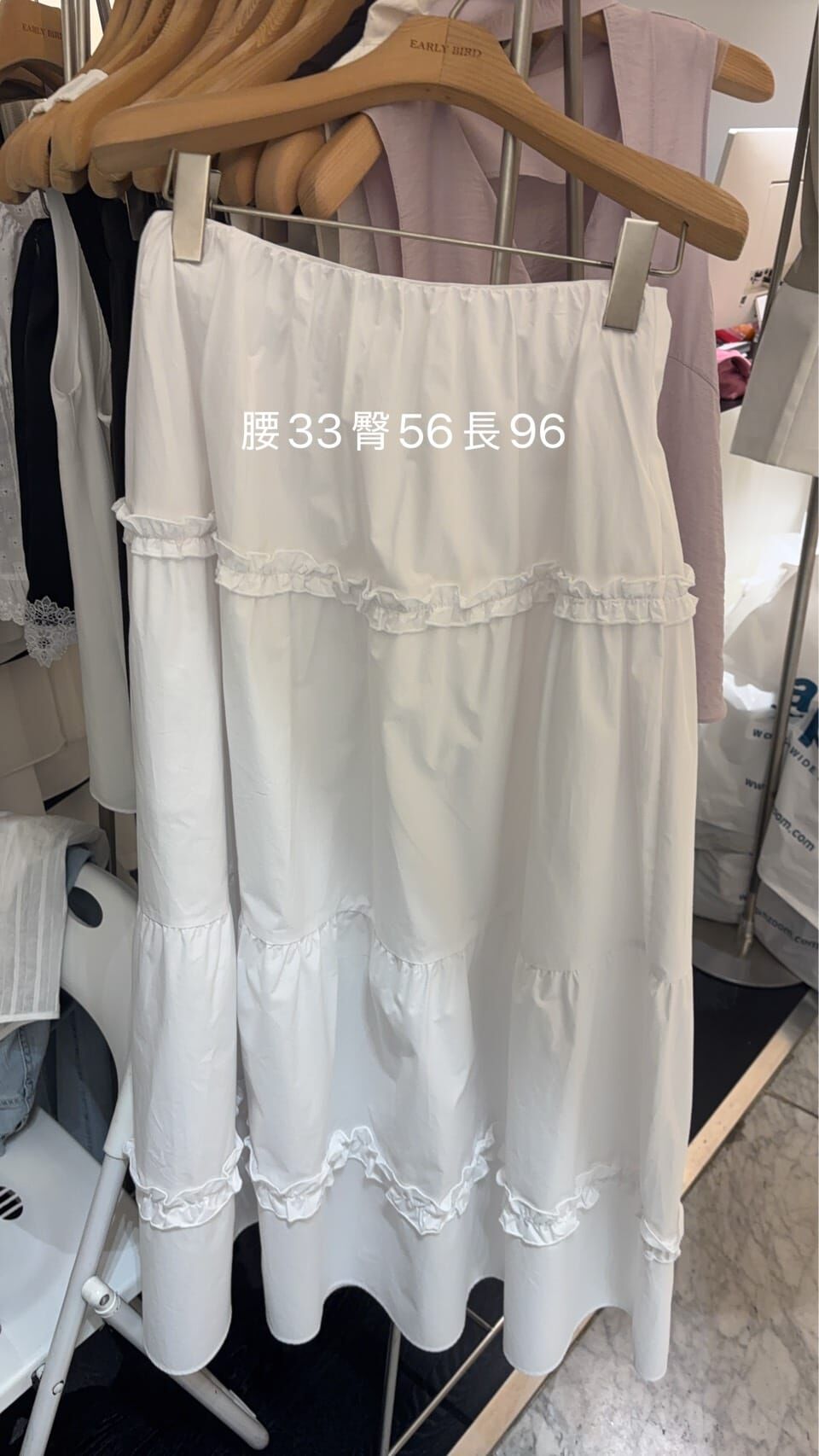 OB6223 花邊蛋糕長裙
