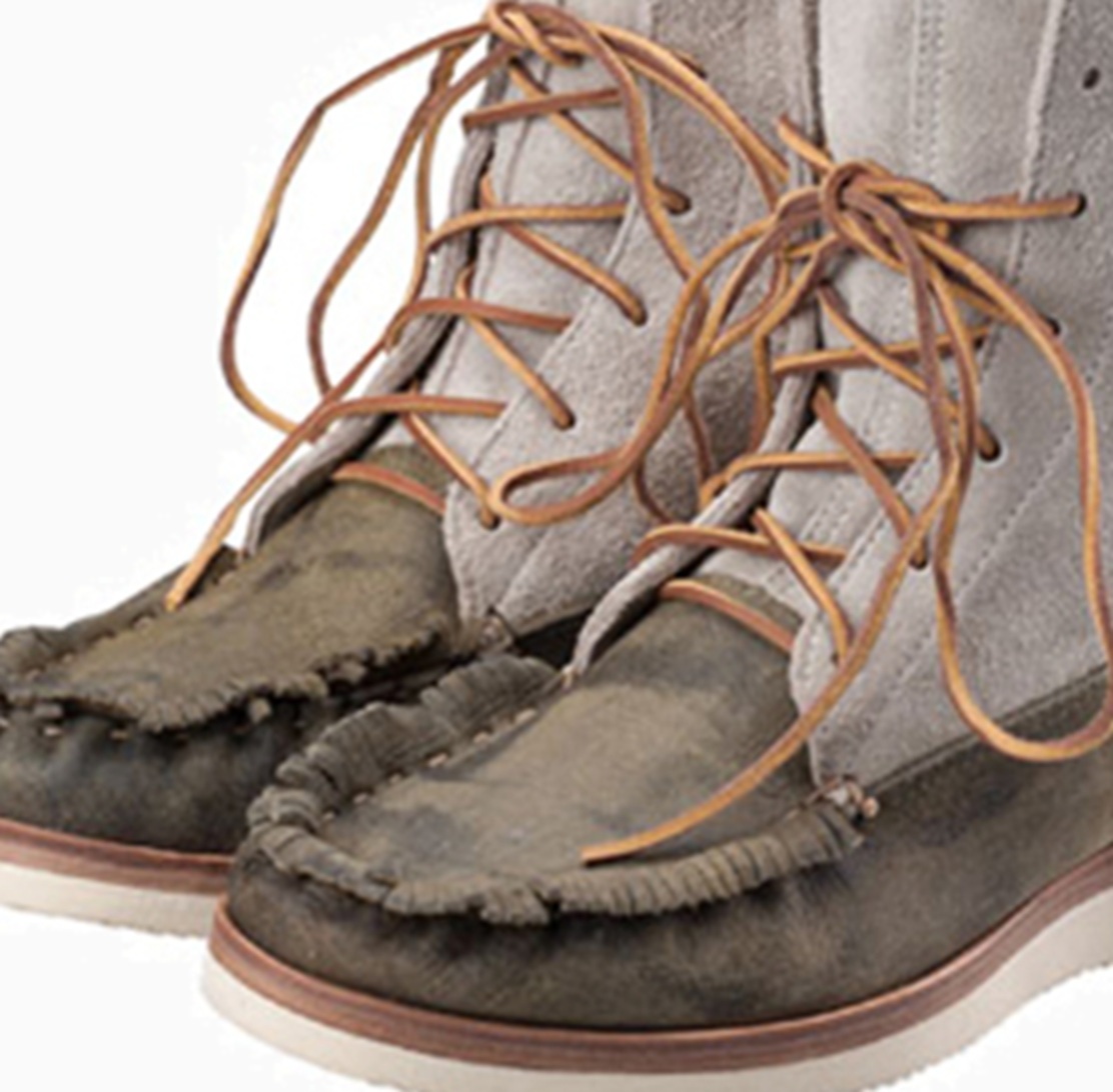 LAST SALE : VISVIM CUMBERLAND MOC TOE BOOT-FOLK - OLIVE SIZE 9 PRE ORDER ITEM (預訂中)