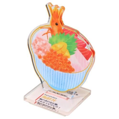 『大人の図鑑』壓克力立式印章 海鮮丼