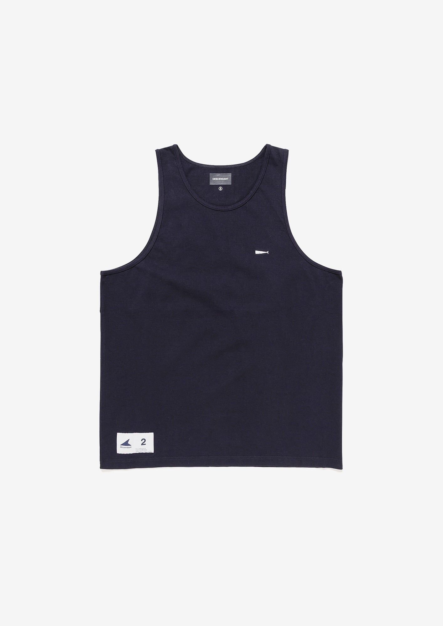 2026SS DESCENDANT CACHALOT ORGANIC COTTON TANKTOP 刺繡 鯨魚 背心 現貨 261ATDS-CSM34