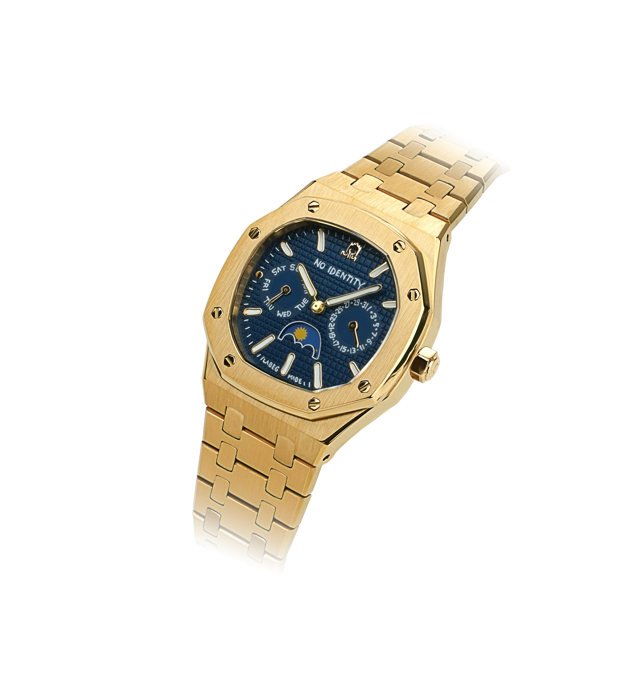 Octonoid 36 - Navy Yellow Gold