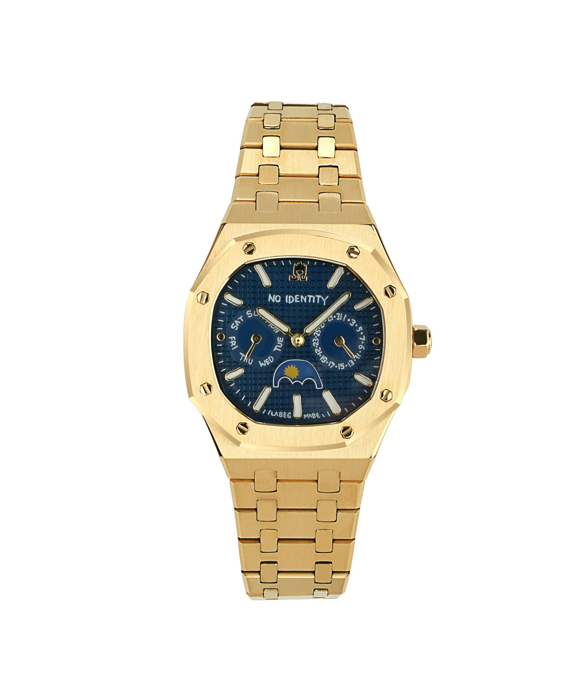 Octonoid 36 - Navy Yellow Gold