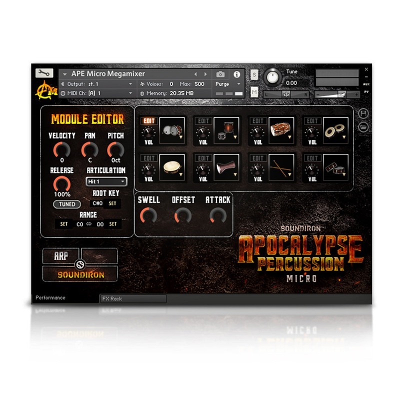 SOUNDIRON Apocalypse Perc Micro｜電影打擊樂音源