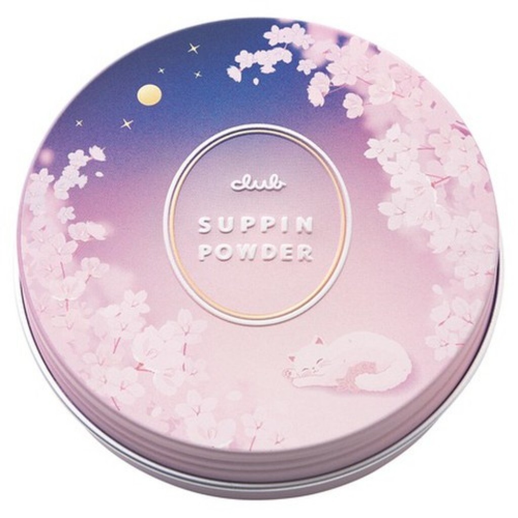 CLUB 素顏美肌蜜粉餅（夜櫻粉雪）26g