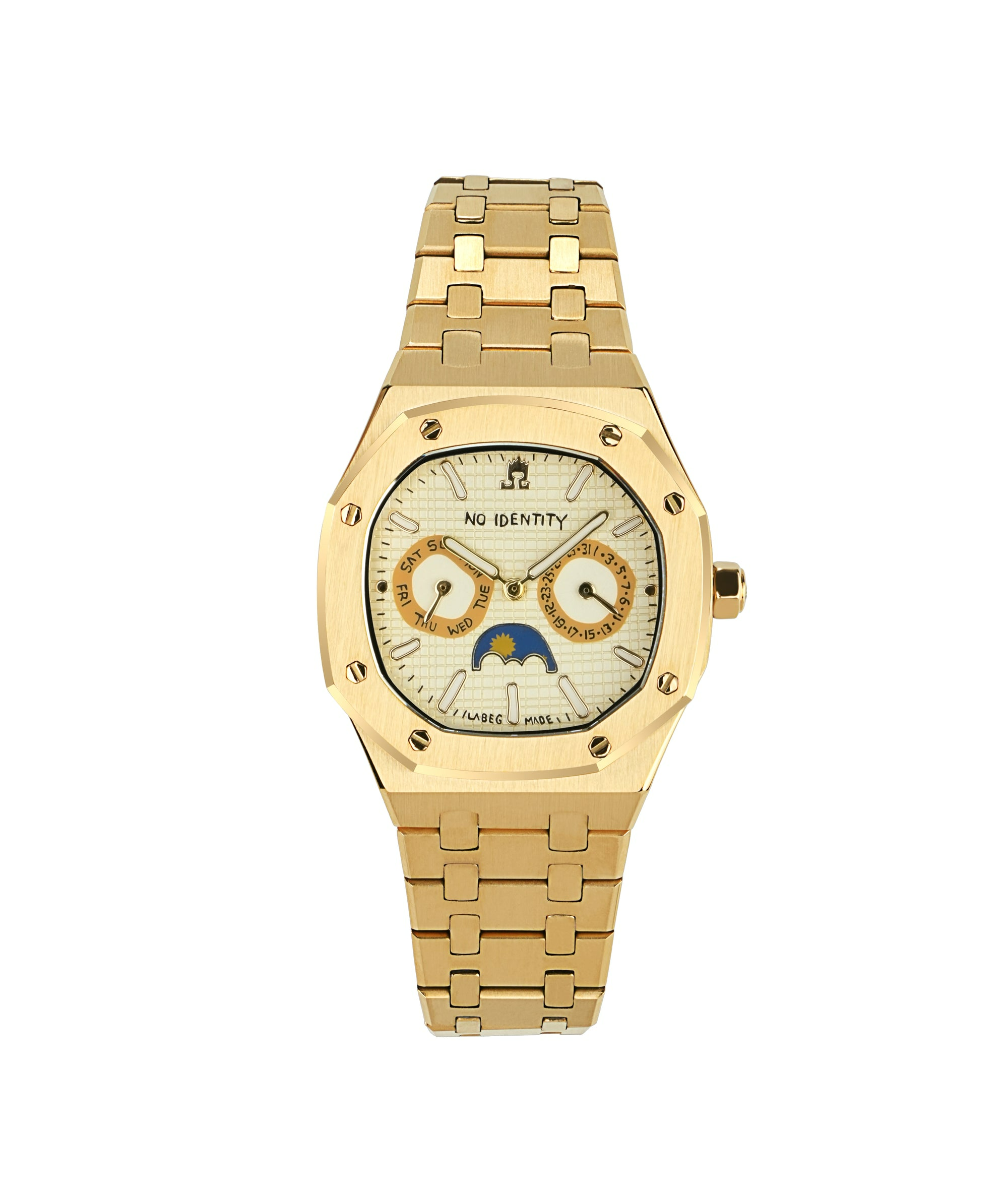 Octonoid 36 - Cream Yellow Gold