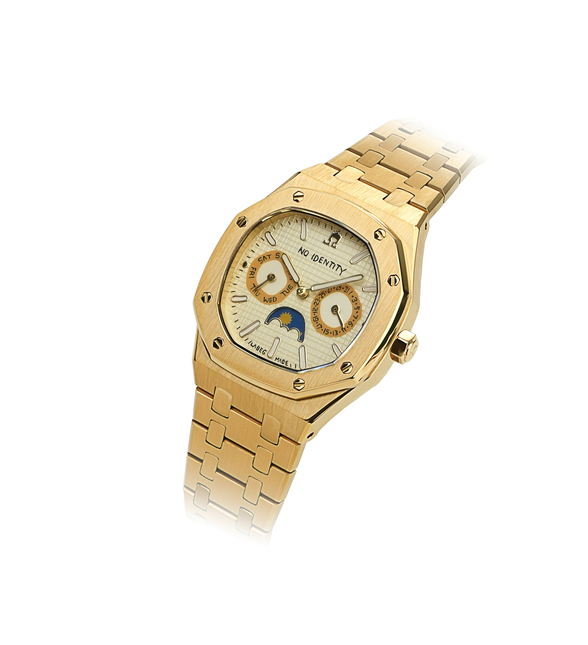 Octonoid 36 - Cream Yellow Gold