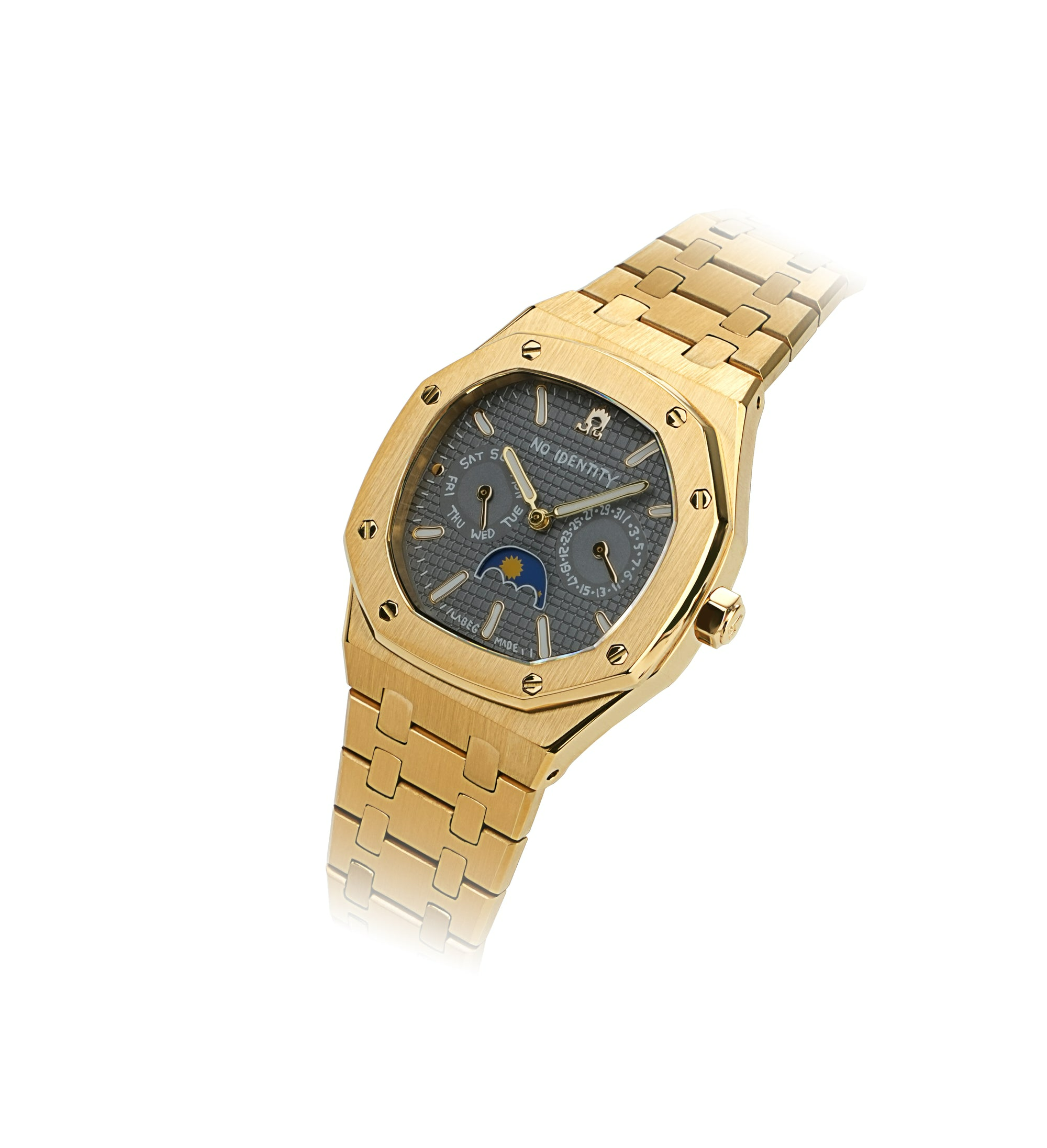 Octonoid 36 - Grey Yellow Gold