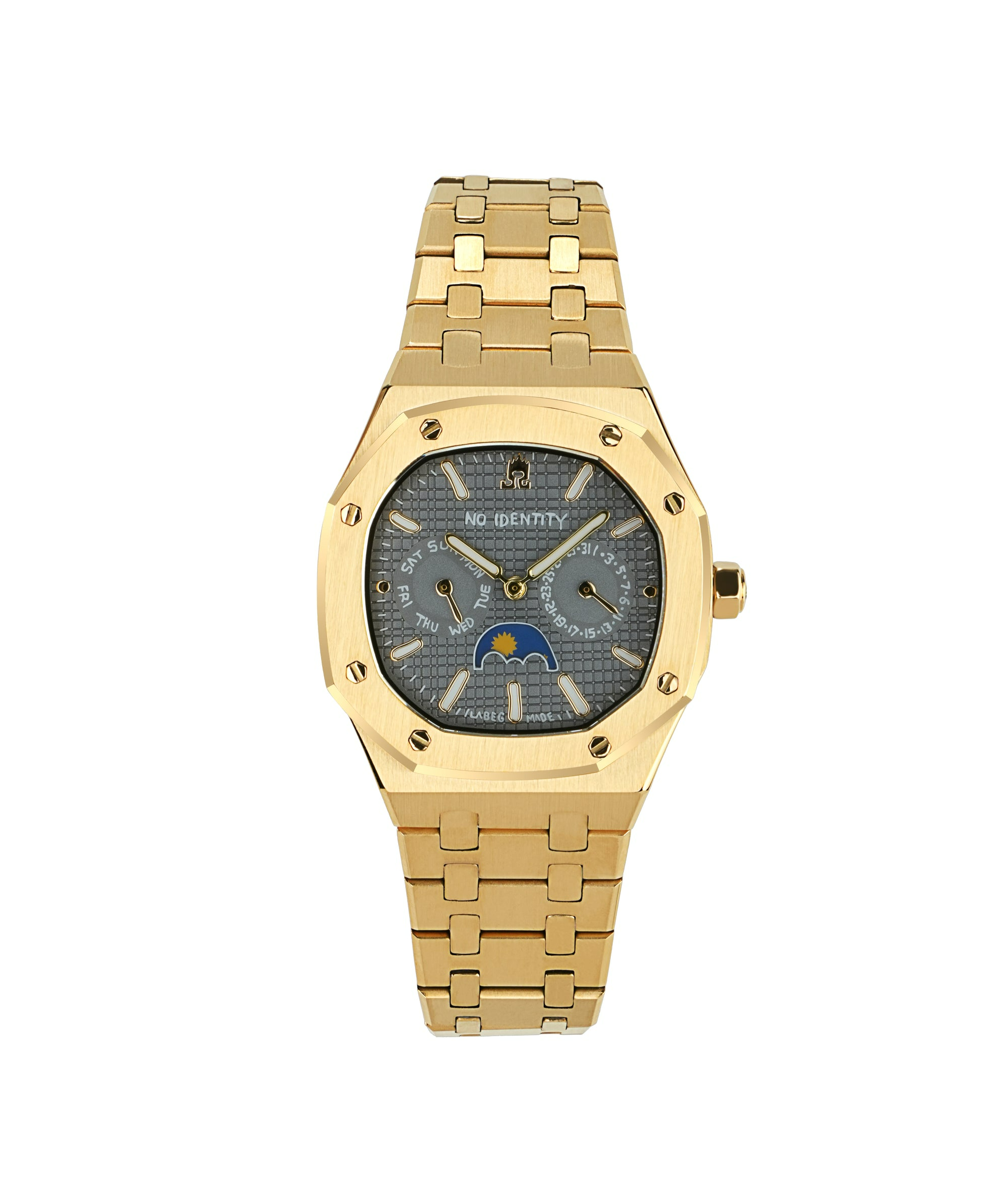 Octonoid 36 - Grey Yellow Gold