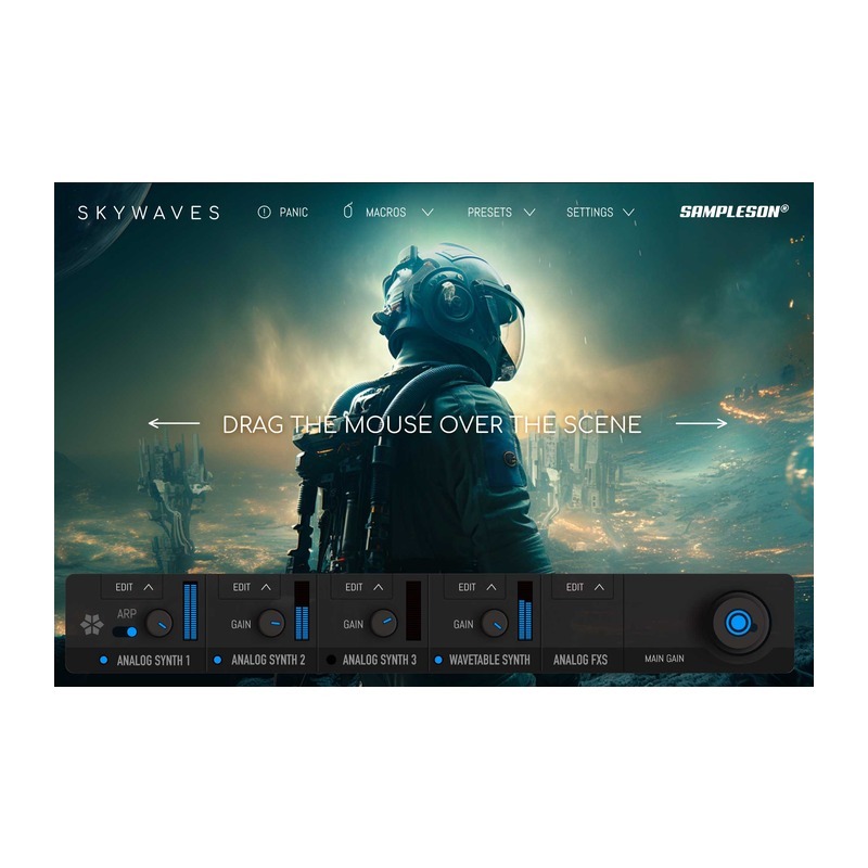 Sampleson SkyWaves｜粒子合成器
