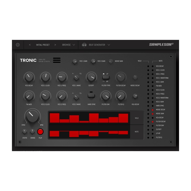 Sampleson Tronic｜虛擬鼓機