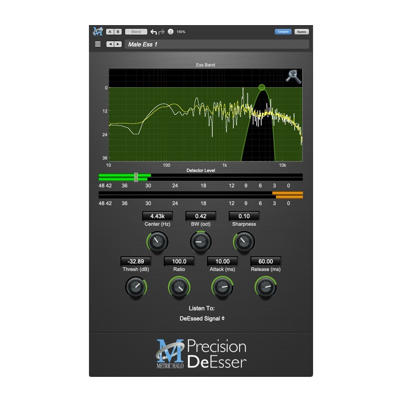 Metric Halo Precision DeEsser v4｜效果器插件