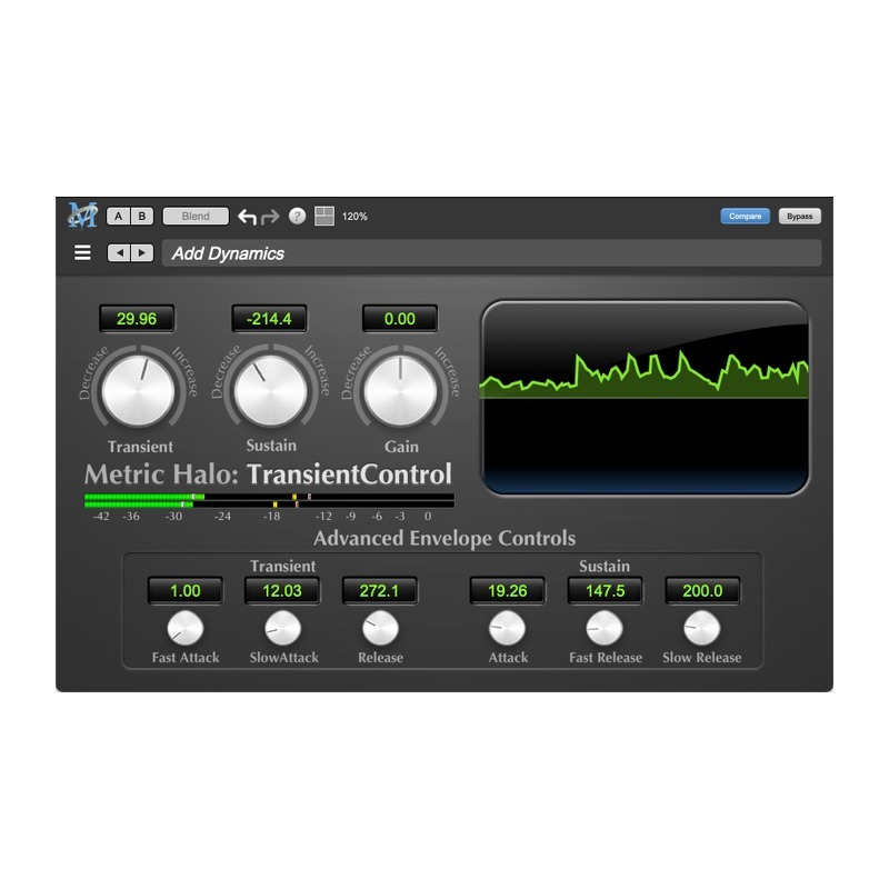 Metric Halo TransientControl v4｜動態處理器