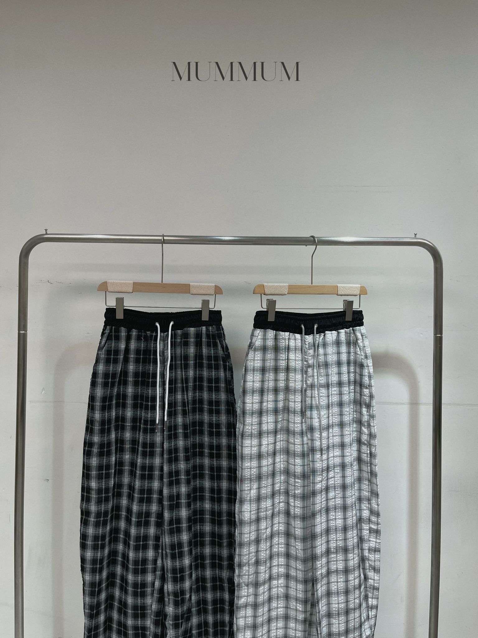 03779a/幻影格仔皺感長褲　28-40/42/39