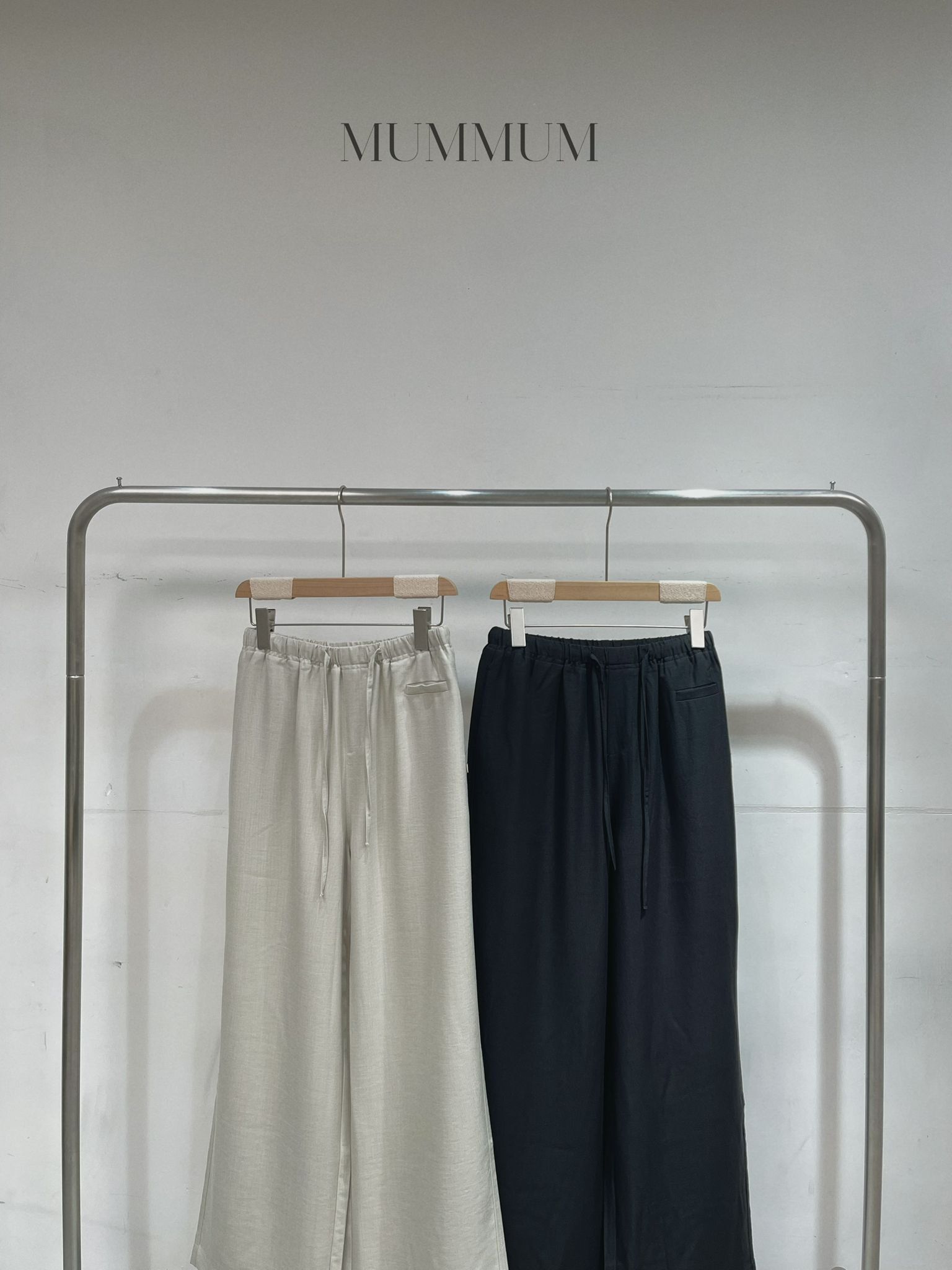 03782a/迷你貼袋絲綢長褲　28-40/42/39.5