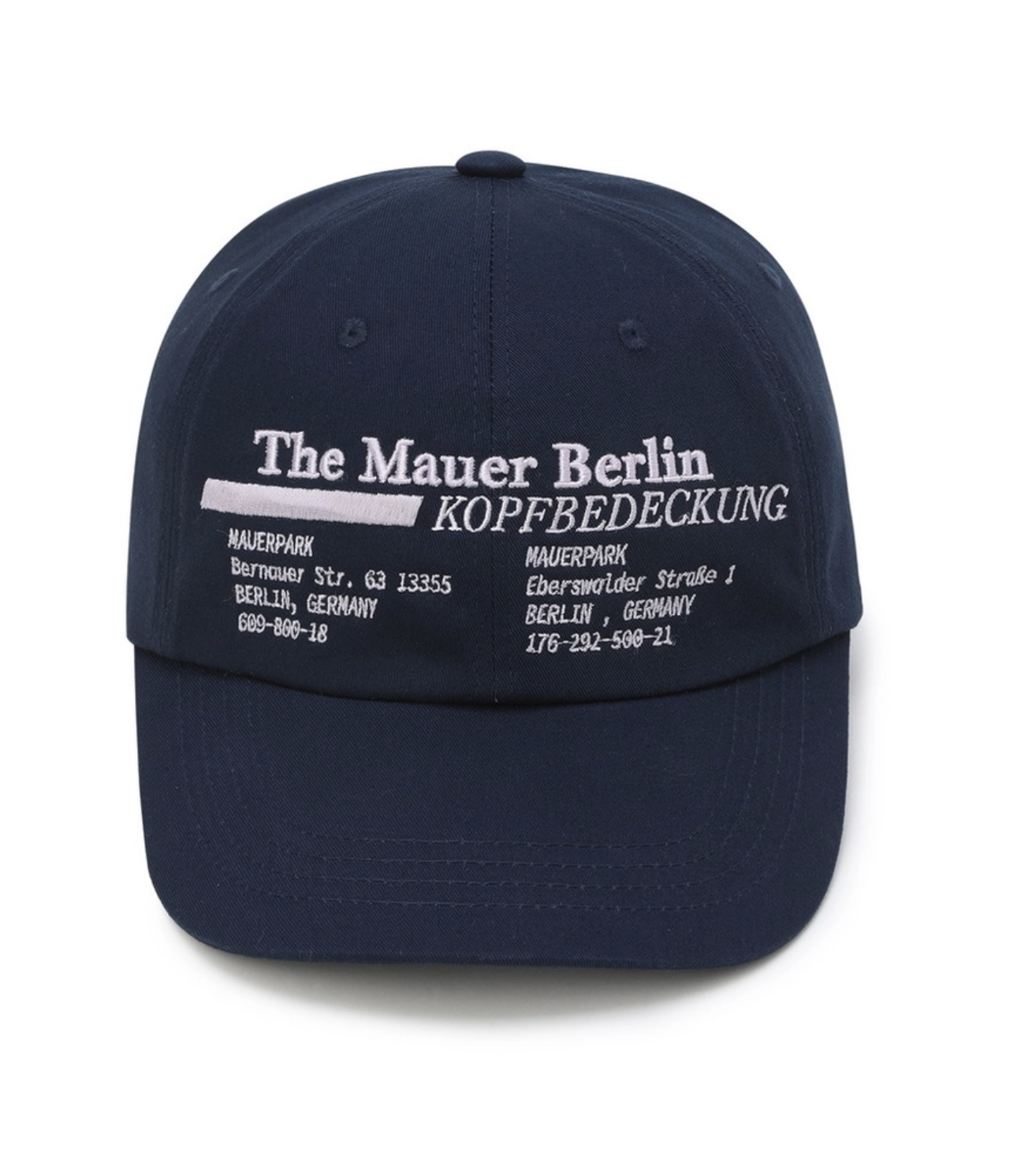 the Mauer Berlin｜MAUER BERLIN KOPF CAP (2colors)