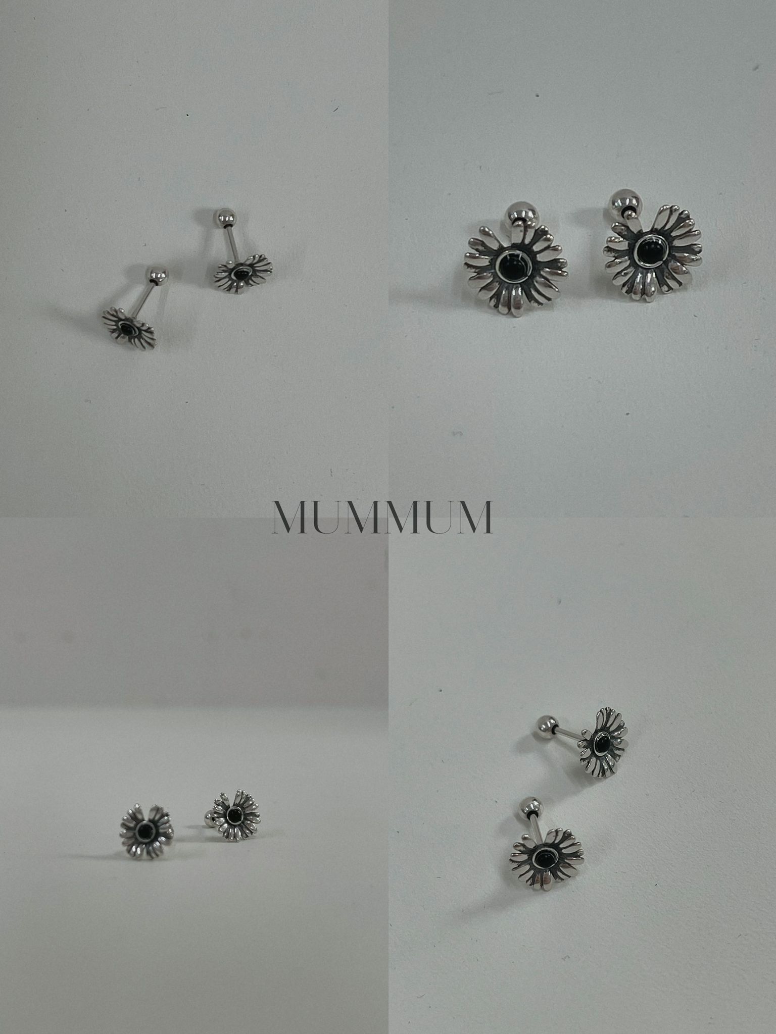 SL133474/雛菊花小巧耳釘