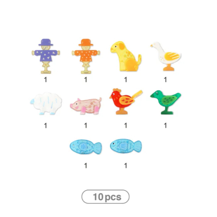 【樂森藥局】MNTL 磁力片 動物公寓 10pcs