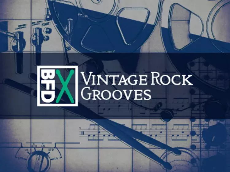 BFD VINTAGE ROCK GROOVES｜MIDI 鼓點擴充包