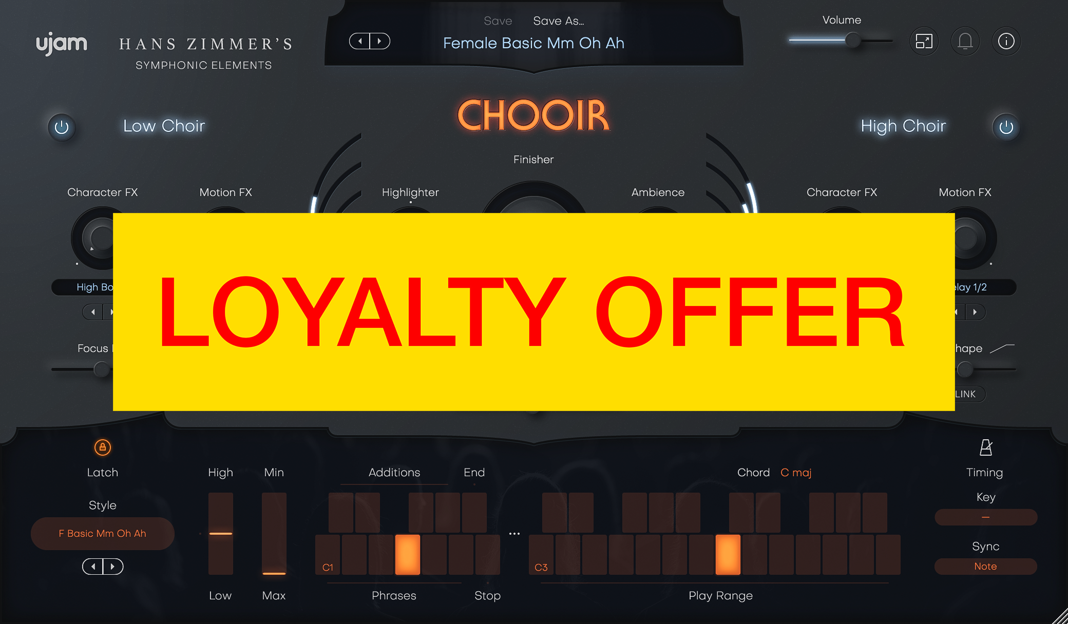 UJAM CHOOIR Loyalty Offer｜虛擬合唱團音源