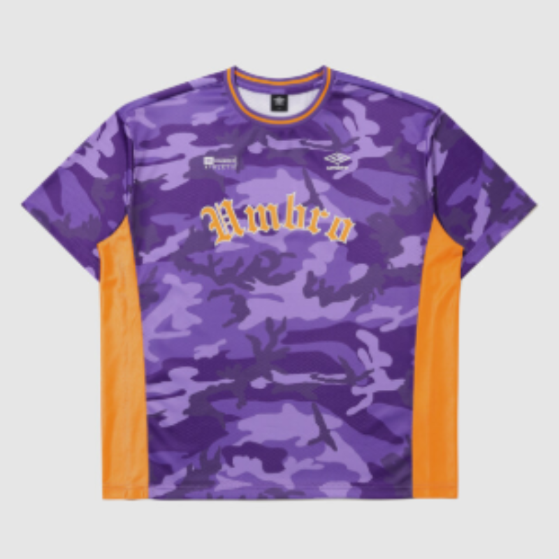 【代購】UMBRO Chant Mesh Camo Graphic Short Sleeve T-Shirt 迷彩網眼短袖T恤 足球風球衣 Blokecore穿搭