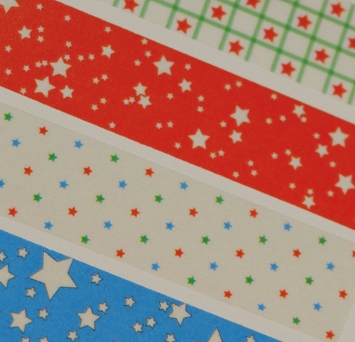 韓fruitfries．Twinkle Patterns 和紙膠帶
