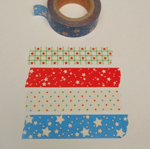 韓fruitfries．Twinkle Patterns 和紙膠帶