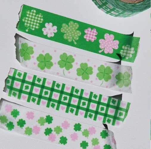 韓fruitfries．Lucky Patterns 和紙膠帶