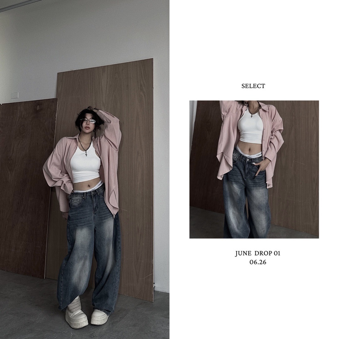 SELECT｜蜜桃絨“涼皮”襯衫 (06.26 Drop)